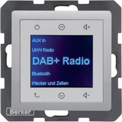 Q.x Radio Touch DAB+ aluminium velours 29846084 Berker