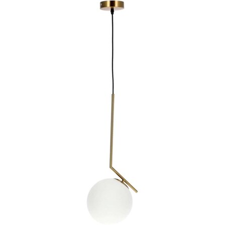 PELOTA Lampe suspendue E27 blanc doré EDO777202 Edo Solutions